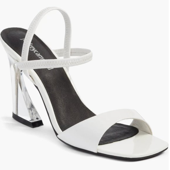 Jeffrey Campbell Shoes - Jeffrey Campbell | Carine Sandal in White | Size 9.5